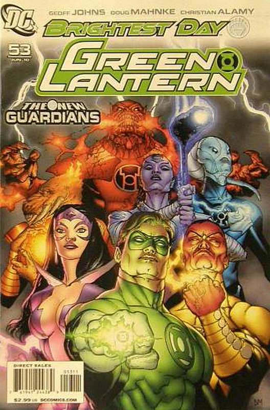 Cover of Green Lantern (Vol 4) #53. One of 250,000 Vintage American Comics on sale from Krypton!
