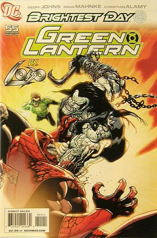 Cover of Green Lantern (Vol 4) #55. One of 250,000 Vintage American Comics on sale from Krypton!