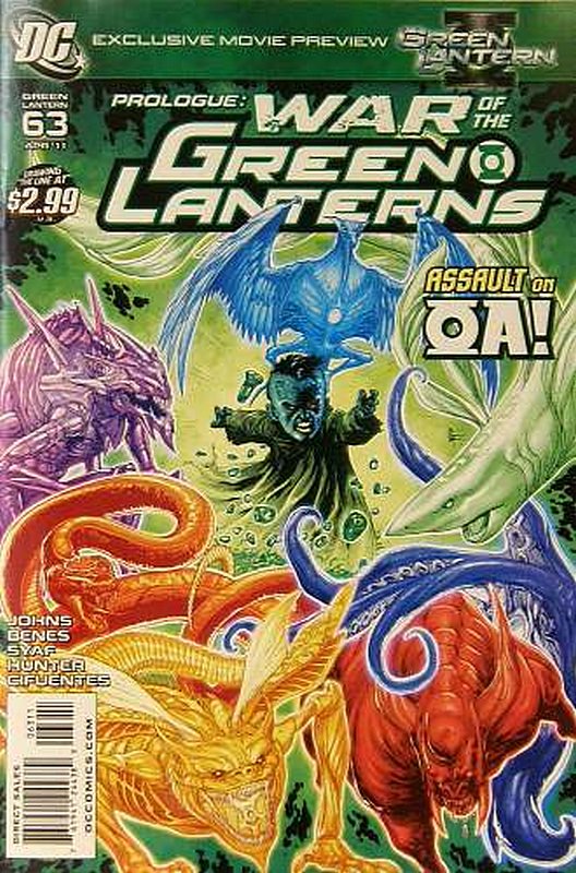 Cover of Green Lantern (Vol 4) #63. One of 250,000 Vintage American Comics on sale from Krypton!