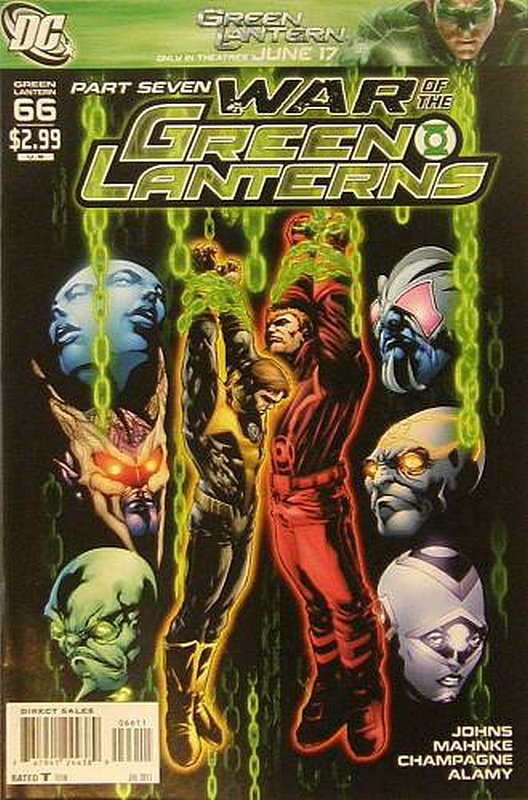 Cover of Green Lantern (Vol 4) #66. One of 250,000 Vintage American Comics on sale from Krypton!