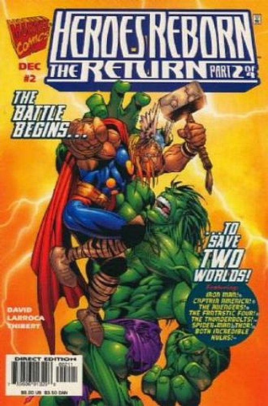 Cover of Heroes Reborn the return (1997 Ltd) #2. One of 250,000 Vintage American Comics on sale from Krypton!