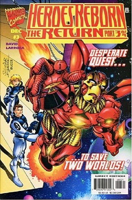Cover of Heroes Reborn the return (1997 Ltd) #3. One of 250,000 Vintage American Comics on sale from Krypton!