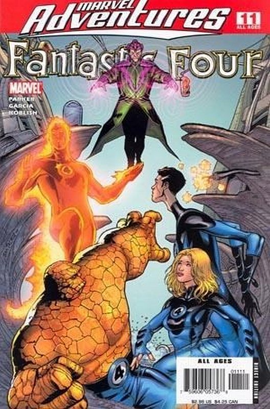 Cover of Marvel Adventures: Fantastic Four #11. One of 250,000 Vintage American Comics on sale from Krypton!