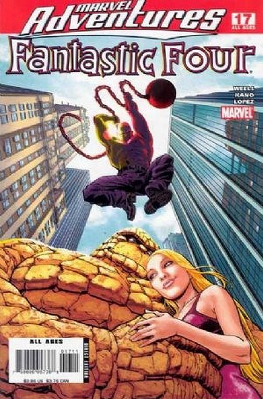 Cover of Marvel Adventures: Fantastic Four #17. One of 250,000 Vintage American Comics on sale from Krypton!