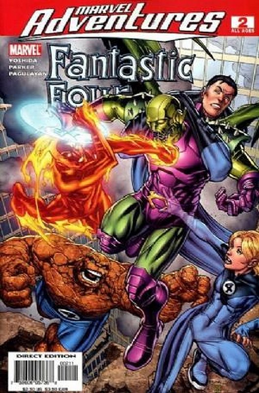 Cover of Marvel Adventures: Fantastic Four #2. One of 250,000 Vintage American Comics on sale from Krypton!