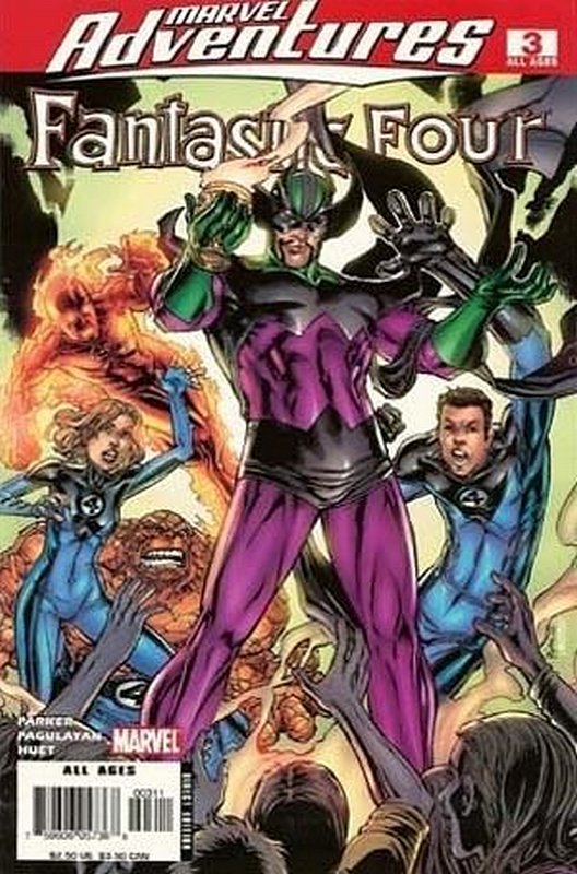 Cover of Marvel Adventures: Fantastic Four #3. One of 250,000 Vintage American Comics on sale from Krypton!