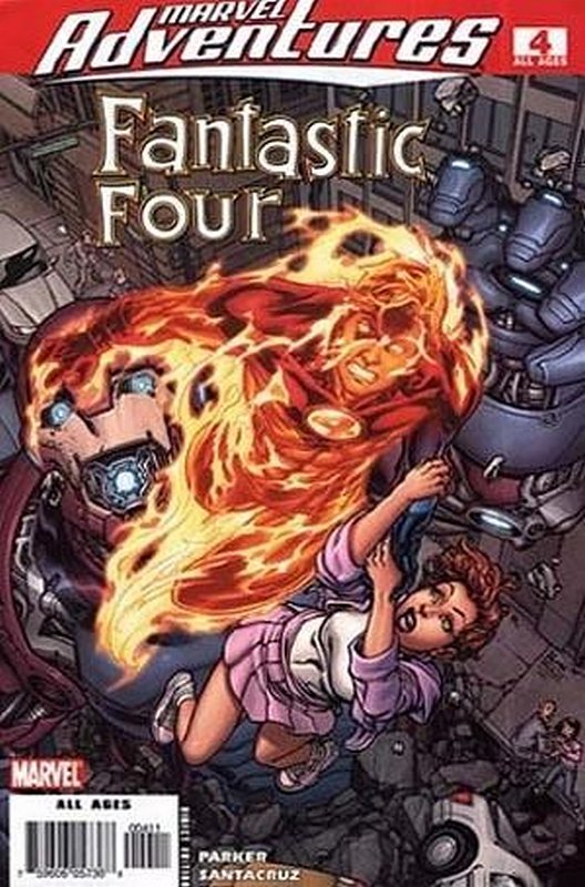 Cover of Marvel Adventures: Fantastic Four #4. One of 250,000 Vintage American Comics on sale from Krypton!