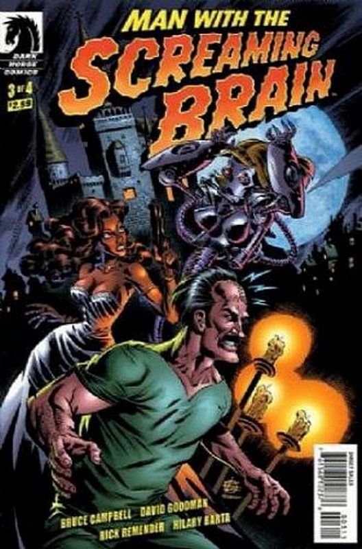 Cover of Man With the Screaming Brain (2005 Ltd) #3. One of 250,000 Vintage American Comics on sale from Krypton!