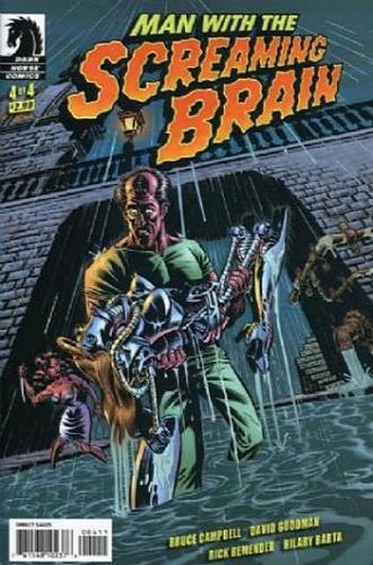 Cover of Man With the Screaming Brain (2005 Ltd) #4. One of 250,000 Vintage American Comics on sale from Krypton!