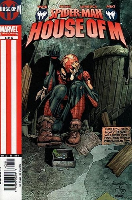 Cover of Spider-Man: House of M (2005 Ltd) #5. One of 250,000 Vintage American Comics on sale from Krypton!