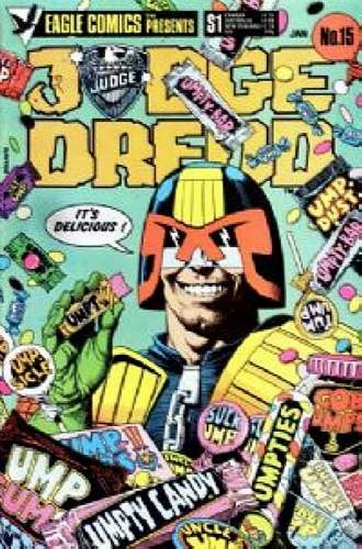 Cover of Judge Dredd (Eagle) (Vol 1) #15. One of 250,000 Vintage American Comics on sale from Krypton!