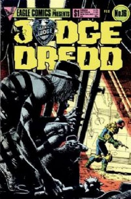 Cover of Judge Dredd (Eagle) (Vol 1) #16. One of 250,000 Vintage American Comics on sale from Krypton!
