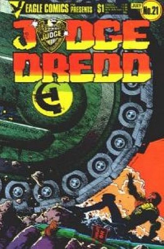 Cover of Judge Dredd (Eagle) (Vol 1) #21. One of 250,000 Vintage American Comics on sale from Krypton!