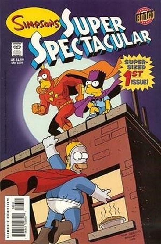 Cover of Simpsons Super Spectacular #1. One of 250,000 Vintage American Comics on sale from Krypton!