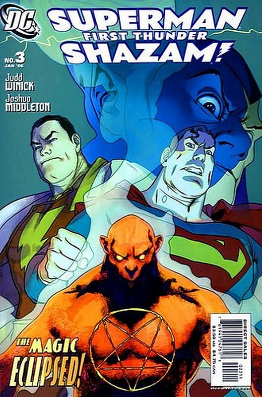 Cover of Superman/Shazam: First Thunder #3. One of 250,000 Vintage American Comics on sale from Krypton!
