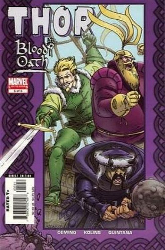 Cover of Thor: Blood Oath (2005 Ltd) #5. One of 250,000 Vintage American Comics on sale from Krypton!