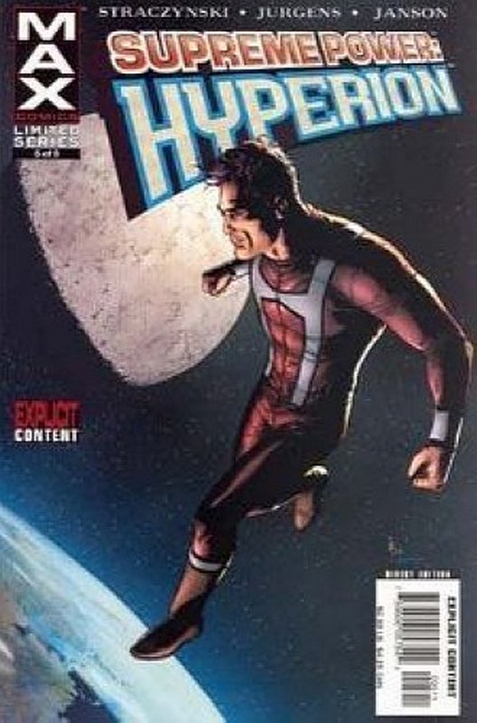 Cover of Supreme Power: Hyperion #5. One of 250,000 Vintage American Comics on sale from Krypton!