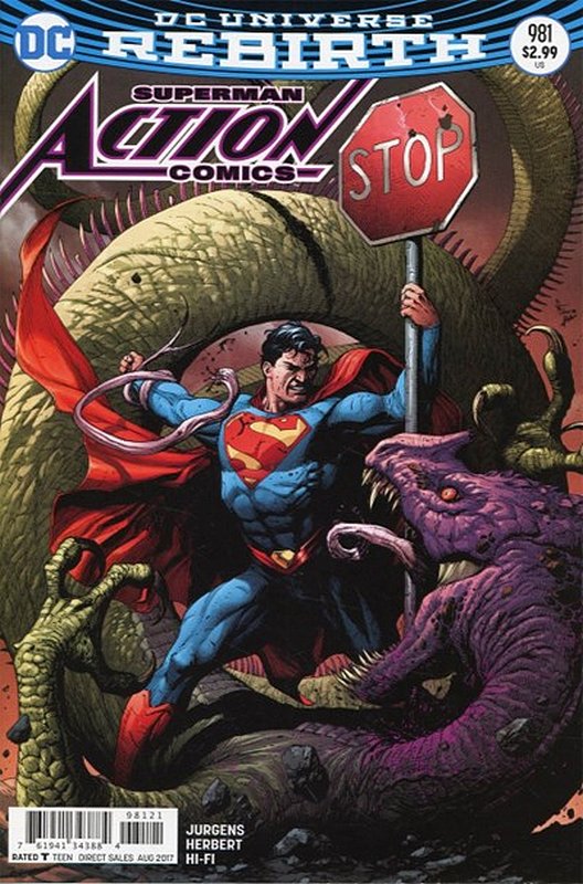 Cover of Action Comics (Vol 3) #981. One of 250,000 Vintage American Comics on sale from Krypton!
