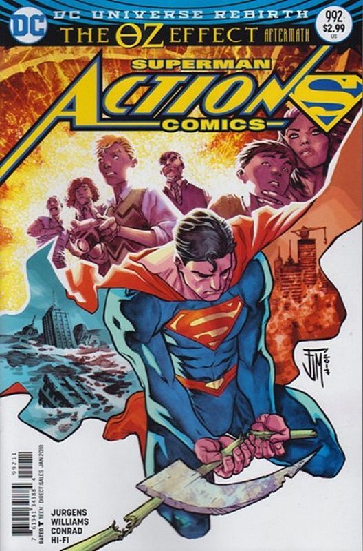 Cover of Action Comics (Vol 3) #992. One of 250,000 Vintage American Comics on sale from Krypton!