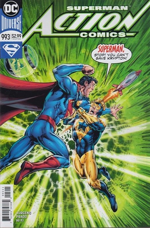 Cover of Action Comics (Vol 3) #993. One of 250,000 Vintage American Comics on sale from Krypton!