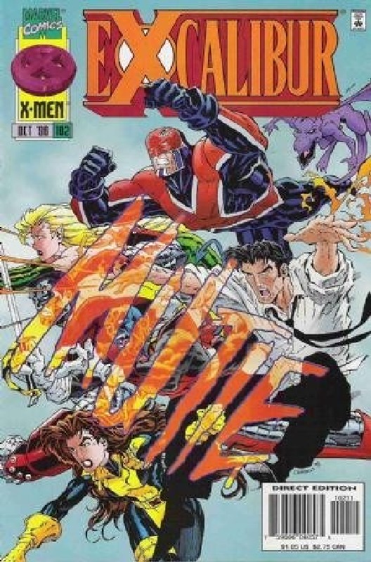 Cover of Excalibur (Vol 1) #102. One of 250,000 Vintage American Comics on sale from Krypton!