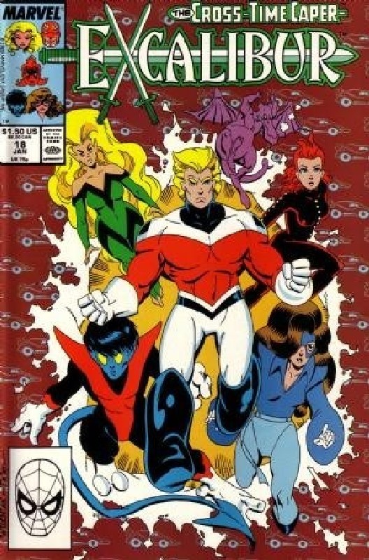 Cover of Excalibur (Vol 1) #18. One of 250,000 Vintage American Comics on sale from Krypton!