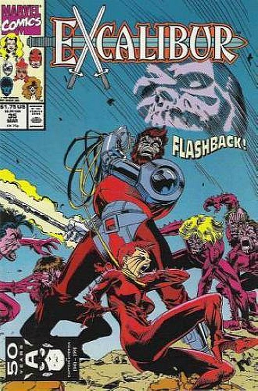 Cover of Excalibur (Vol 1) #35. One of 250,000 Vintage American Comics on sale from Krypton!