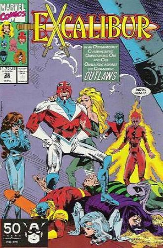 Cover of Excalibur (Vol 1) #36. One of 250,000 Vintage American Comics on sale from Krypton!