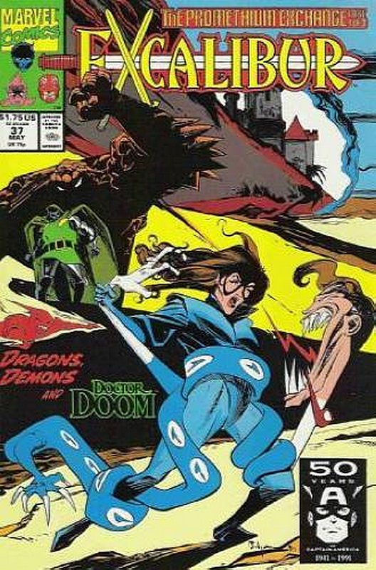 Cover of Excalibur (Vol 1) #37. One of 250,000 Vintage American Comics on sale from Krypton!