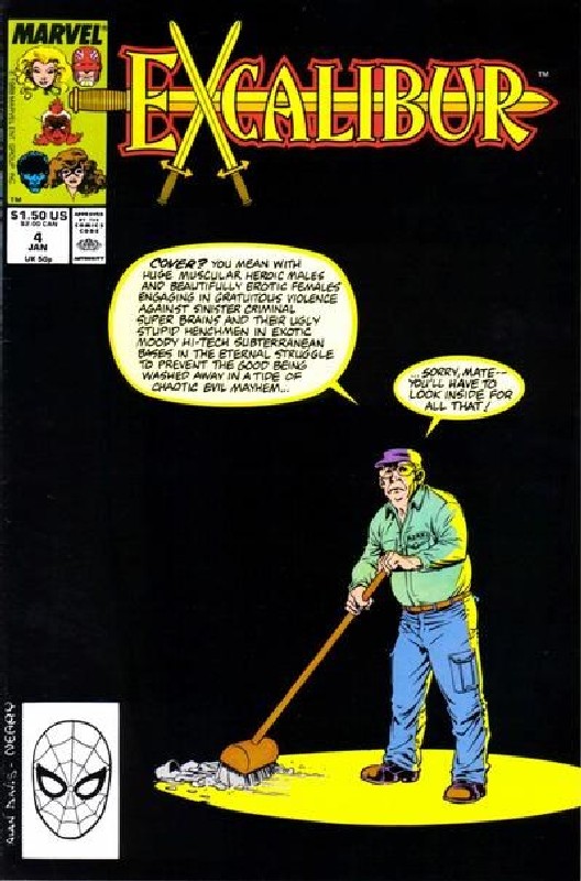 Cover of Excalibur (Vol 1) #4. One of 250,000 Vintage American Comics on sale from Krypton!