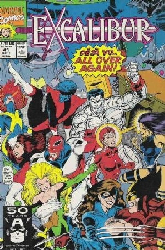 Cover of Excalibur (Vol 1) #41. One of 250,000 Vintage American Comics on sale from Krypton!