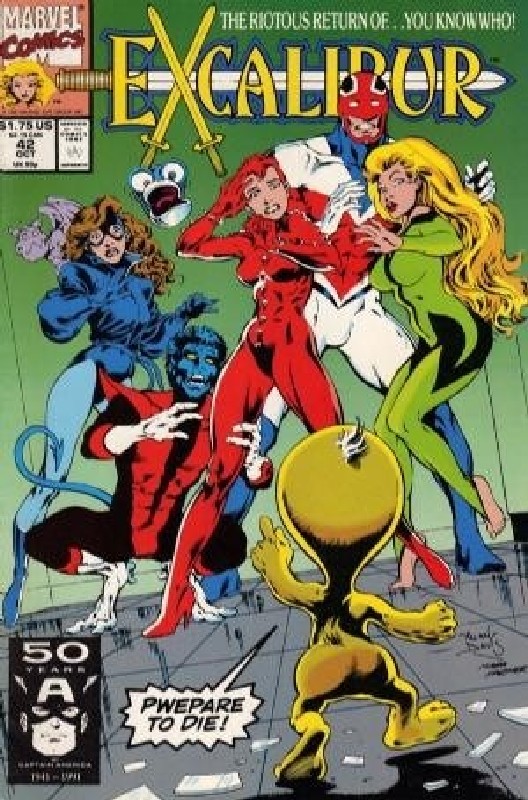 Cover of Excalibur (Vol 1) #42. One of 250,000 Vintage American Comics on sale from Krypton!