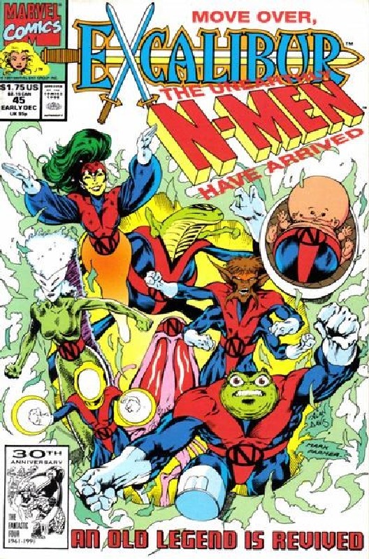 Cover of Excalibur (Vol 1) #45. One of 250,000 Vintage American Comics on sale from Krypton!