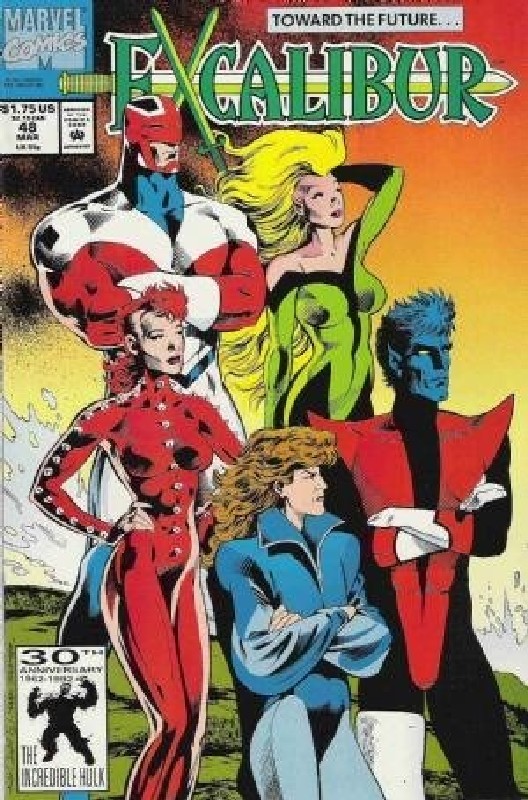 Cover of Excalibur (Vol 1) #48. One of 250,000 Vintage American Comics on sale from Krypton!