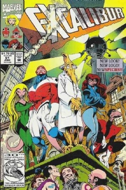 Cover of Excalibur (Vol 1) #51. One of 250,000 Vintage American Comics on sale from Krypton!