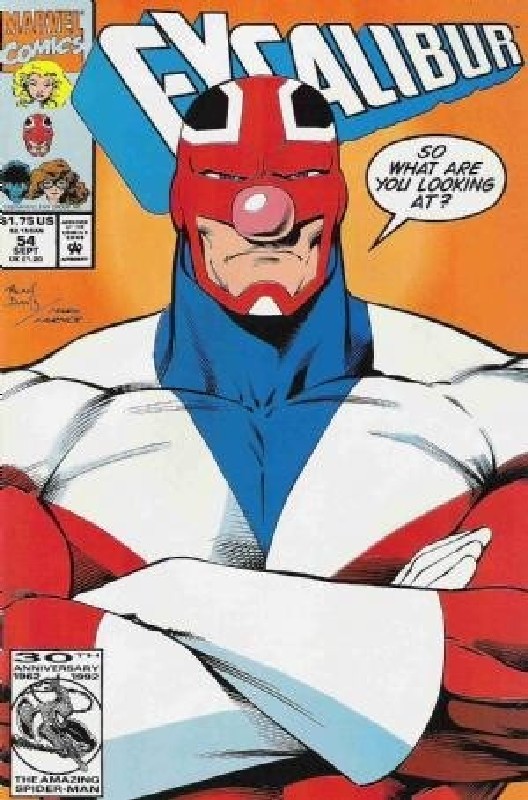 Cover of Excalibur (Vol 1) #54. One of 250,000 Vintage American Comics on sale from Krypton!
