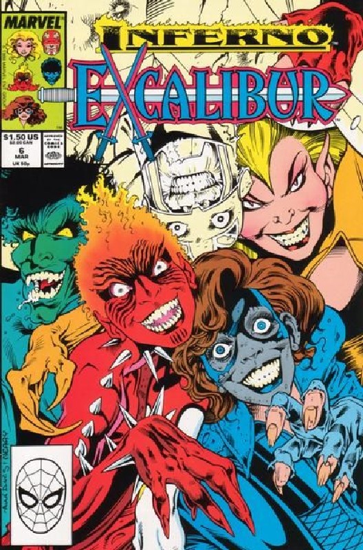 Cover of Excalibur (Vol 1) #6. One of 250,000 Vintage American Comics on sale from Krypton!