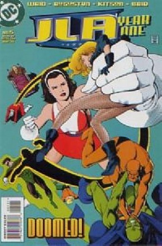 Cover of JLA Year One #5. One of 250,000 Vintage American Comics on sale from Krypton!