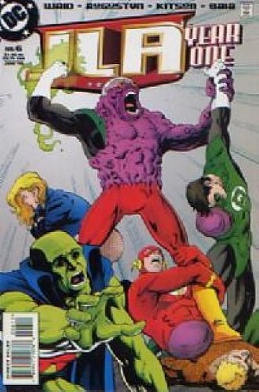 Cover of JLA Year One #6. One of 250,000 Vintage American Comics on sale from Krypton!