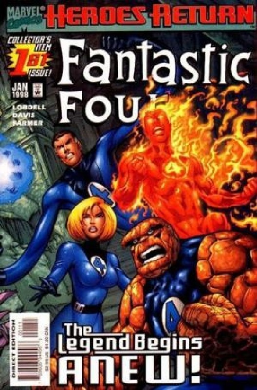 Cover of Fantastic Four (Vol 3) #1. One of 250,000 Vintage American Comics on sale from Krypton!