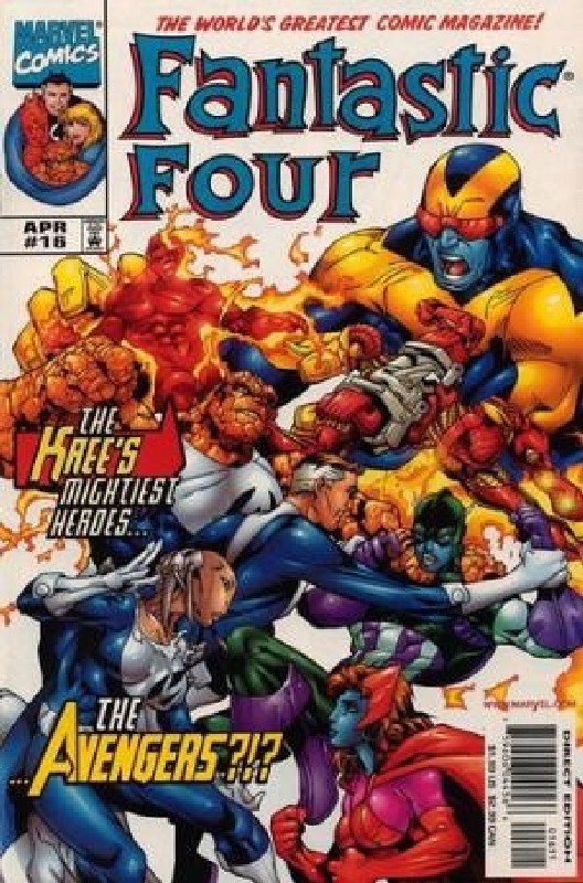 Cover of Fantastic Four (Vol 3) #16. One of 250,000 Vintage American Comics on sale from Krypton!