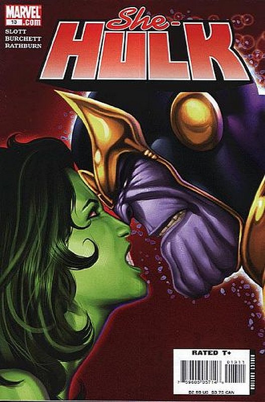 Cover of She-Hulk (Vol 4) #13. One of 250,000 Vintage American Comics on sale from Krypton!