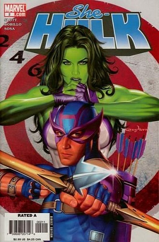 Cover of She-Hulk (Vol 4) #2. One of 250,000 Vintage American Comics on sale from Krypton!