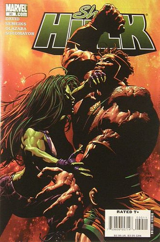 Cover of She-Hulk (Vol 4) #30. One of 250,000 Vintage American Comics on sale from Krypton!