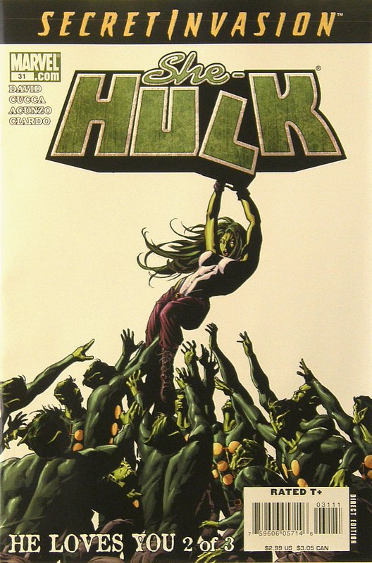 Cover of She-Hulk (Vol 4) #31. One of 250,000 Vintage American Comics on sale from Krypton!