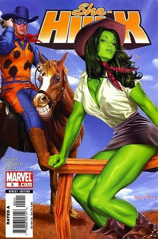 Cover of She-Hulk (Vol 4) #5. One of 250,000 Vintage American Comics on sale from Krypton!