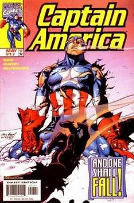 Cover of Captain America (Vol 3) #17. One of 250,000 Vintage American Comics on sale from Krypton!