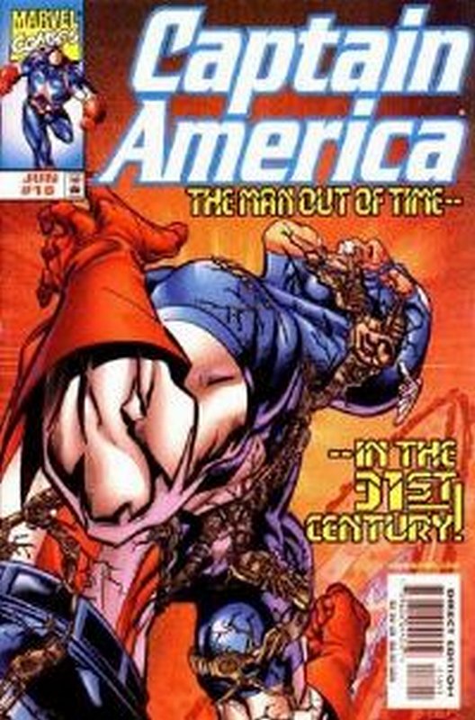 Cover of Captain America (Vol 3) #18. One of 250,000 Vintage American Comics on sale from Krypton!