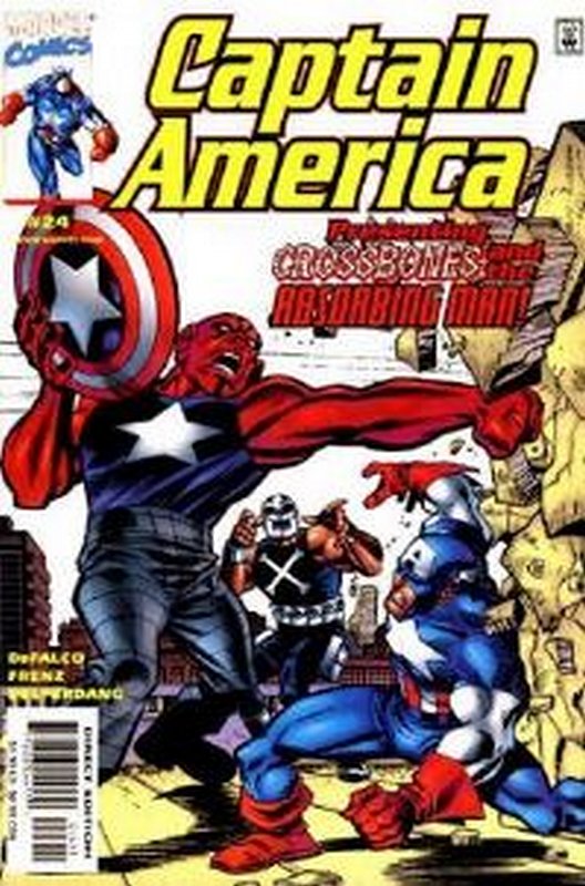 Cover of Captain America (Vol 3) #24. One of 250,000 Vintage American Comics on sale from Krypton!