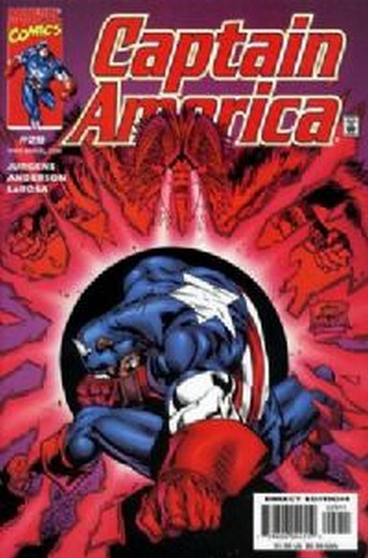 Cover of Captain America (Vol 3) #29. One of 250,000 Vintage American Comics on sale from Krypton!